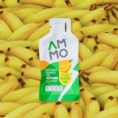 AMMO Natural Energy Gel with Banana Puree