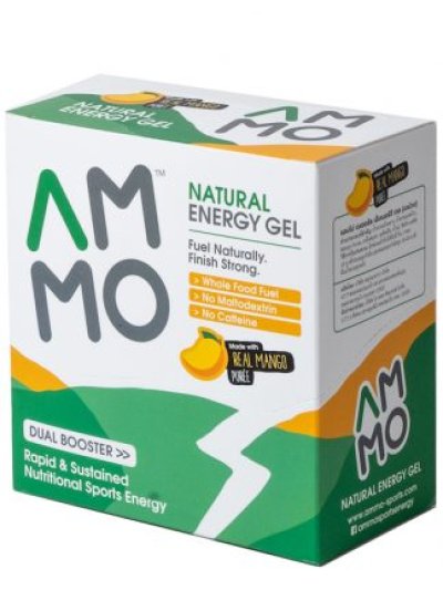 AMMO Natural Energy Gel Mango 12 Pack