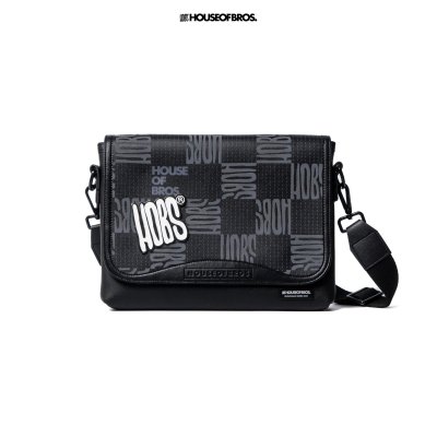 Monogram Tablet - กระเป๋าสะพายข้าง แบรนด์ HOBS (100% Genunie) รุ่น Monogram สำหรับ Tablet ขนาด 11 นิ้ว