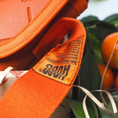Cosmic Orange กระเป๋าสะพายข้าง แบรนด์ HOBS (100% Genunie) รุ่น Pure Orange ขนาด 9 นิ้ว
