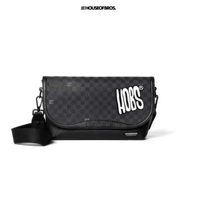 Monogram - กระเป๋าสะพายข้าง แบรนด์ HOBS (100% Genunie) รุ่น Monogram ขนาด 12 นิ้ว และ 9 นิ้ว