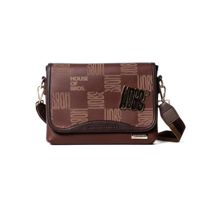 Monogram Tablet - กระเป๋าสะพายข้าง แบรนด์ HOBS (100% Genunie) รุ่น Monogram สำหรับ Tablet ขนาด 11 นิ้ว