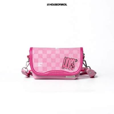 Monogram - กระเป๋าสะพายข้าง แบรนด์ HOBS (100% Genunie) รุ่น Monogram ขนาด 12 นิ้ว และ 9 นิ้ว
