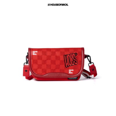 Monogram - กระเป๋าสะพายข้าง แบรนด์ HOBS (100% Genunie) รุ่น Monogram ขนาด 12 นิ้ว และ 9 นิ้ว