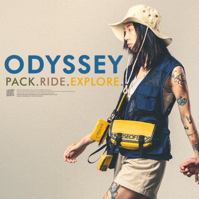 Odyssey - กระเป๋าสะพายข้าง แบรนด์ HOBS (100% Genunie) รุ่น Odyssey