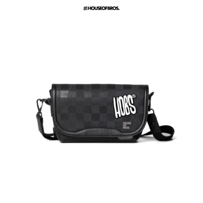 Monogram - กระเป๋าสะพายข้าง แบรนด์ HOBS (100% Genunie) รุ่น Monogram ขนาด 12 นิ้ว และ 9 นิ้ว