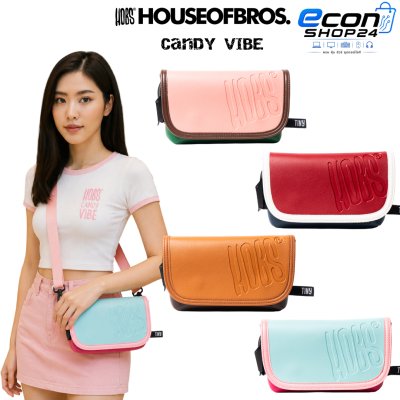 Candy Vibe - กระเป๋าสะพายข้าง แบรนด์ HOBS (100% Genunie) รุ่น Candy Vibe ขนาด 9 นิ้ว