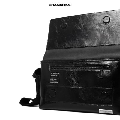 Monogram Canvas - กระเป๋าสะพายข้าง แบรนด์ HOBS (100% Genunie) รุ่น Monogram Canvas ขนาด 12, 9, 5.5 นิ้ว