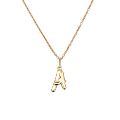 Alphabet Necklace in Gold