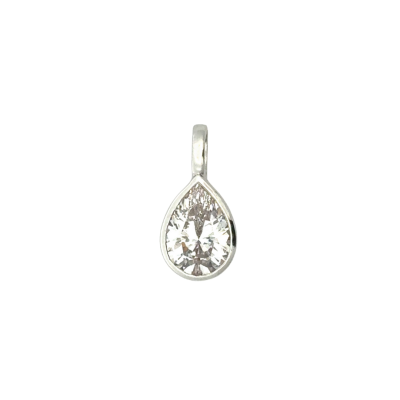 Pear Bezel Pendant