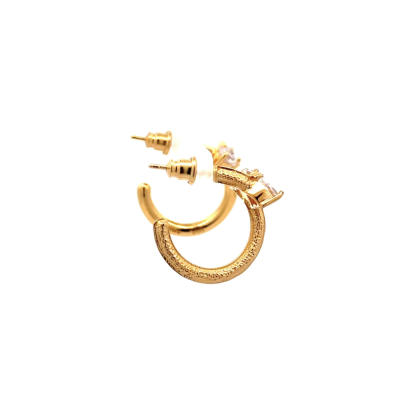 Double Wrap Heart Earrings