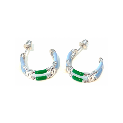 Infinity Love Enamel Earrings