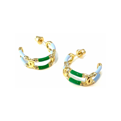 Infinity Love Enamel Earrings
