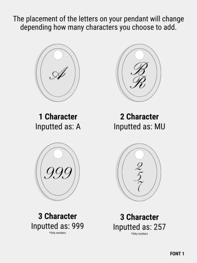 Oval Rope Custom Pendant