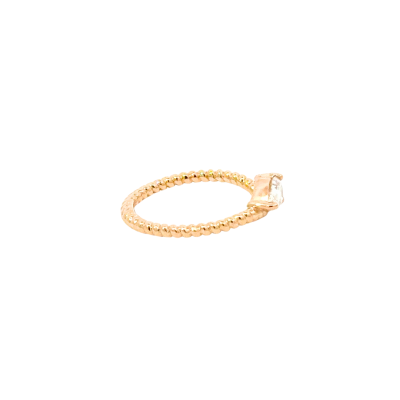 Pear Shaped Rope Pinky Ring