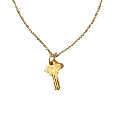 Key Necklace in Gold