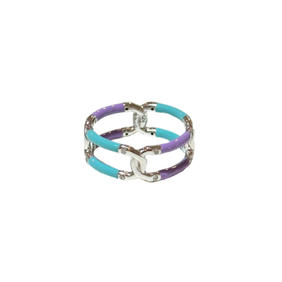 Infinity Love Enamel Ring
