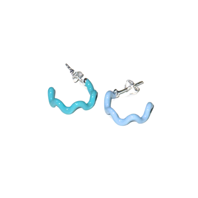 Mini Wavy Earrings
