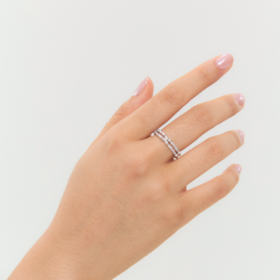 Pavé Infinity Love Ring
