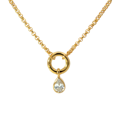 Rolo Charm Holder Necklace