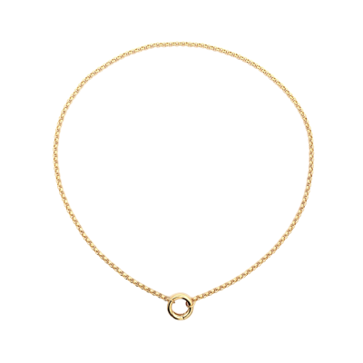 Rolo Charm Holder Necklace