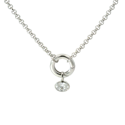 Rolo Charm Holder Necklace