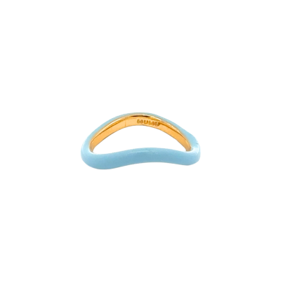 Skinny Wave Enamel Ring
