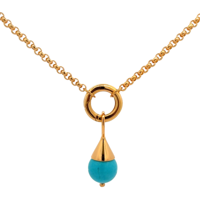 Sphere Turquoise Pendant