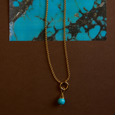 Sphere Turquoise Pendant