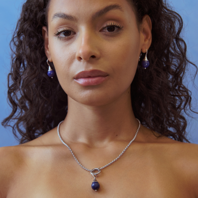 Sphere Lapis Lazuli Pendant