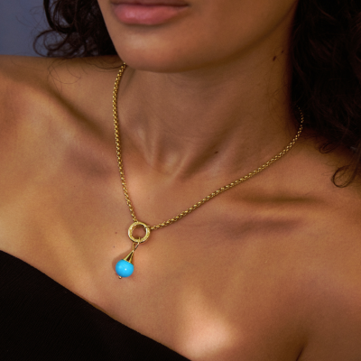 Sphere Turquoise Pendant