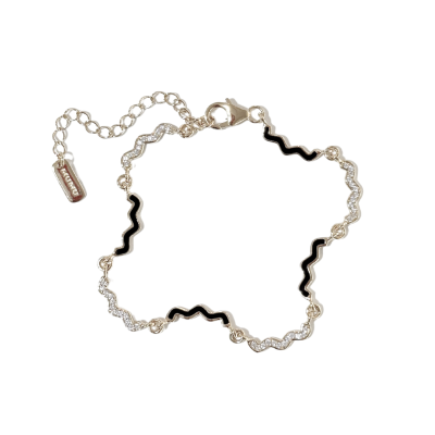 Wave Enamel Bracelet