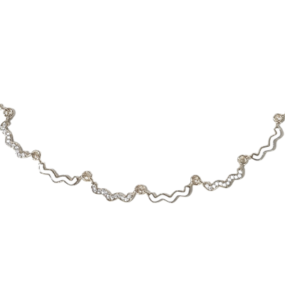 Wave Enamel Necklace