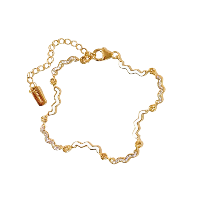 Wave Enamel Bracelet