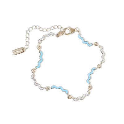 Wave Enamel Bracelet