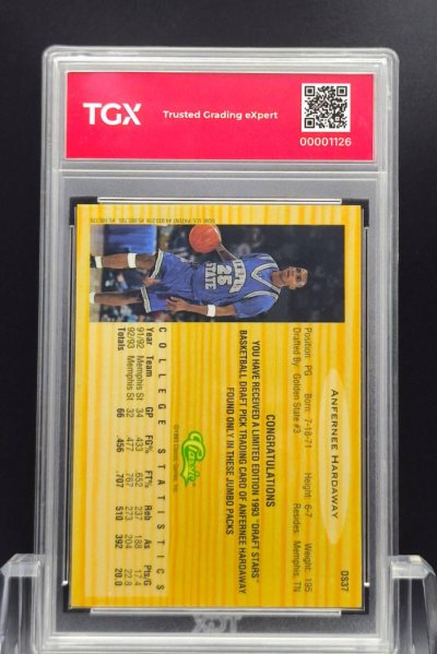 1993 CLASSIC DRAFT STARS  #DS37  ANFERNEE HARDAWAY