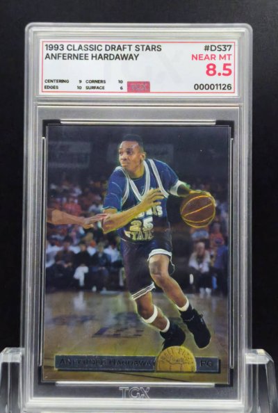 1993 CLASSIC DRAFT STARS  #DS37  ANFERNEE HARDAWAY