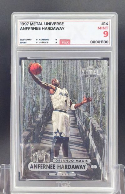 1997 METAL UNIVERSE  #14  ANFERNEE HARDAWAY