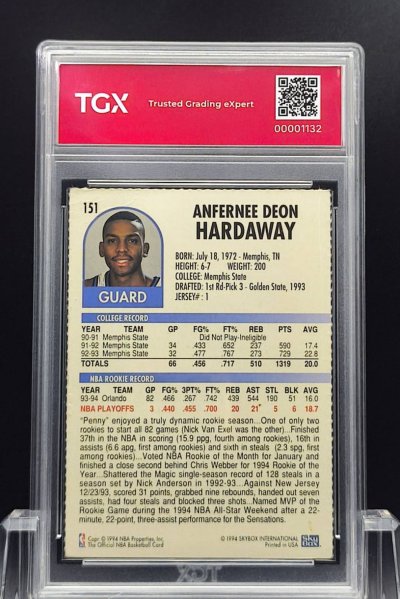 1994 NBA HOOPS  #151  ANFERNEE HARDAWAY