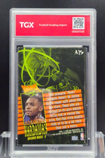 1995 SKY BOX ATOMIC  #A15  ANFERNEE HARDAWAY
