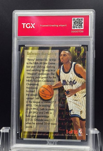 1995 FLEER ULTRA  #1  ANFERNEE HARDAWAY