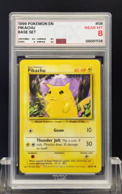 1999 POKEMON EN  #58  PIKACHU
