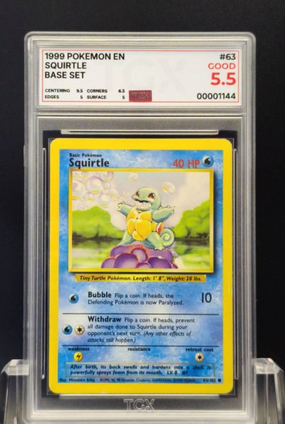 1999 POKEMON EN  #63  SQUIRTLE