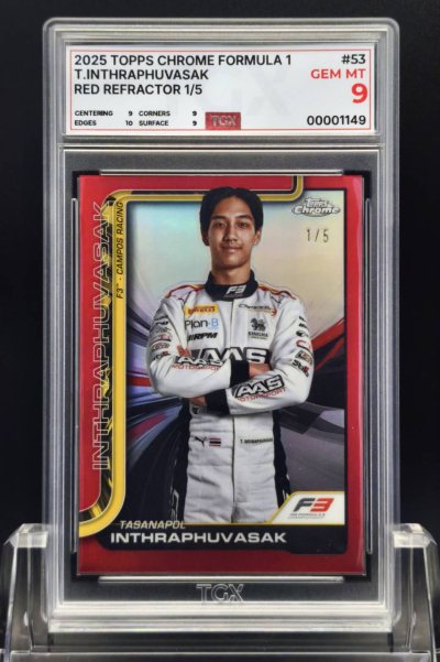 2025 TOPPS CHROME FORMULA 1  #53  T.INTHRAPHUVASAK
