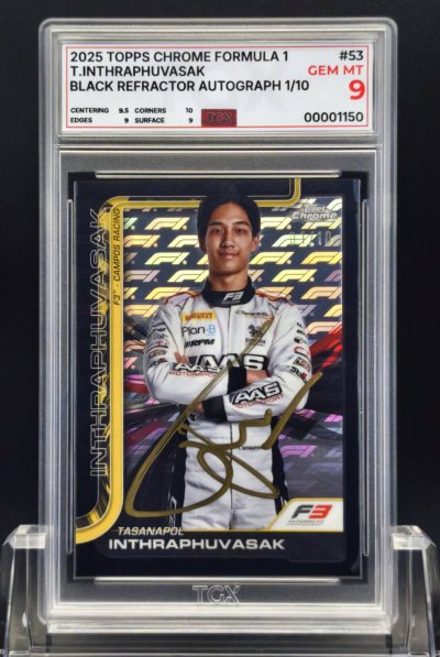 2025 TOPPS CHROME FORMULA 1  #53  T.INTHRAPHUVASAK