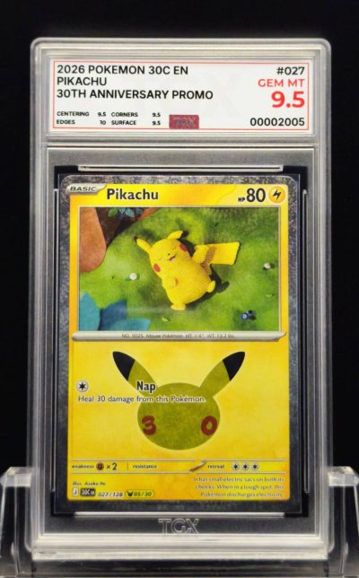 2026 POKEMON 30C EN  #027  PIKACHU