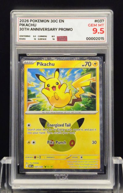 2026 POKEMON 30C EN  #037  PIKACHU