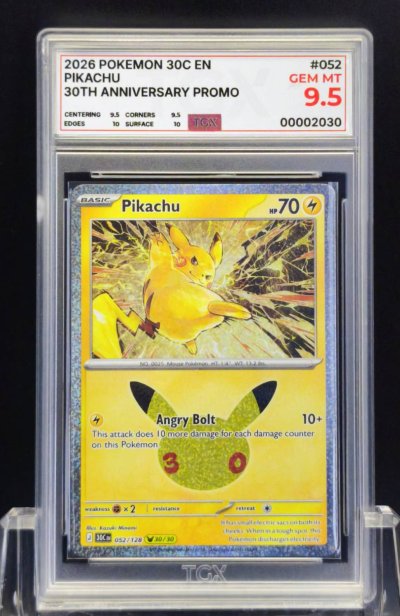 2026 POKEMON 30C EN  #052  PIKACHU