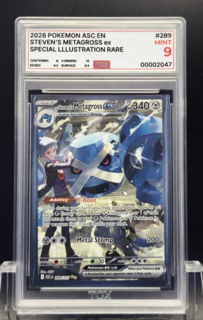 2026 POKEMON ASC EN  #289  STEVEN'S METAGROSS ex
