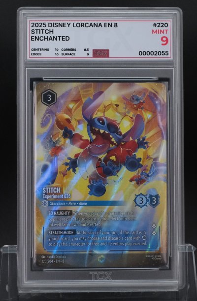 2025 DISNEY LORCANA EN 8  #220  STITCH